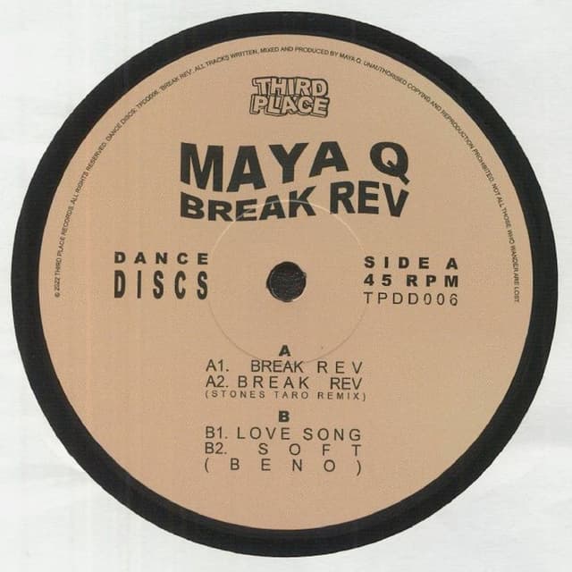 Break Rev (incl. Stones Taro Remix) by Maya Q